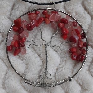 Handcrafted Wire Wrapped Tree Necklace NWOT